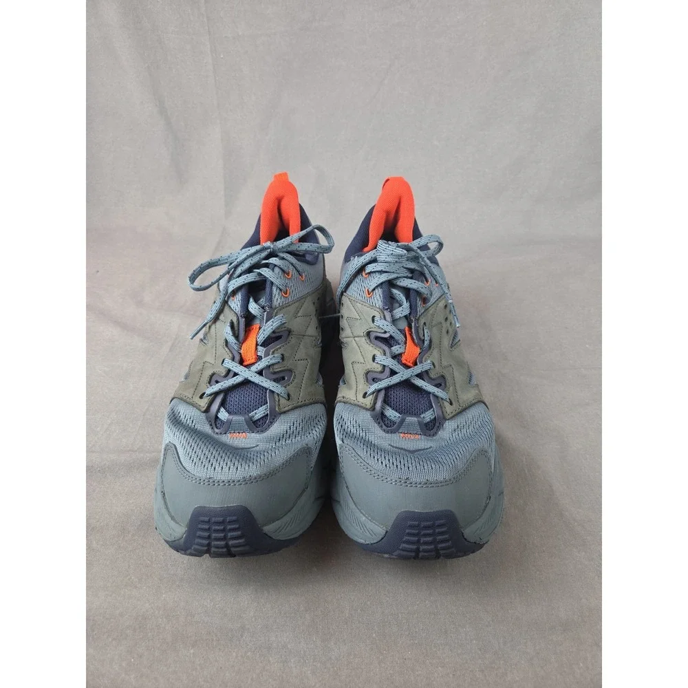 Hoka Anacapa Breeze Low Vibram Megagrip Trail Hiking Shoes Men's Size 10.5D Blue